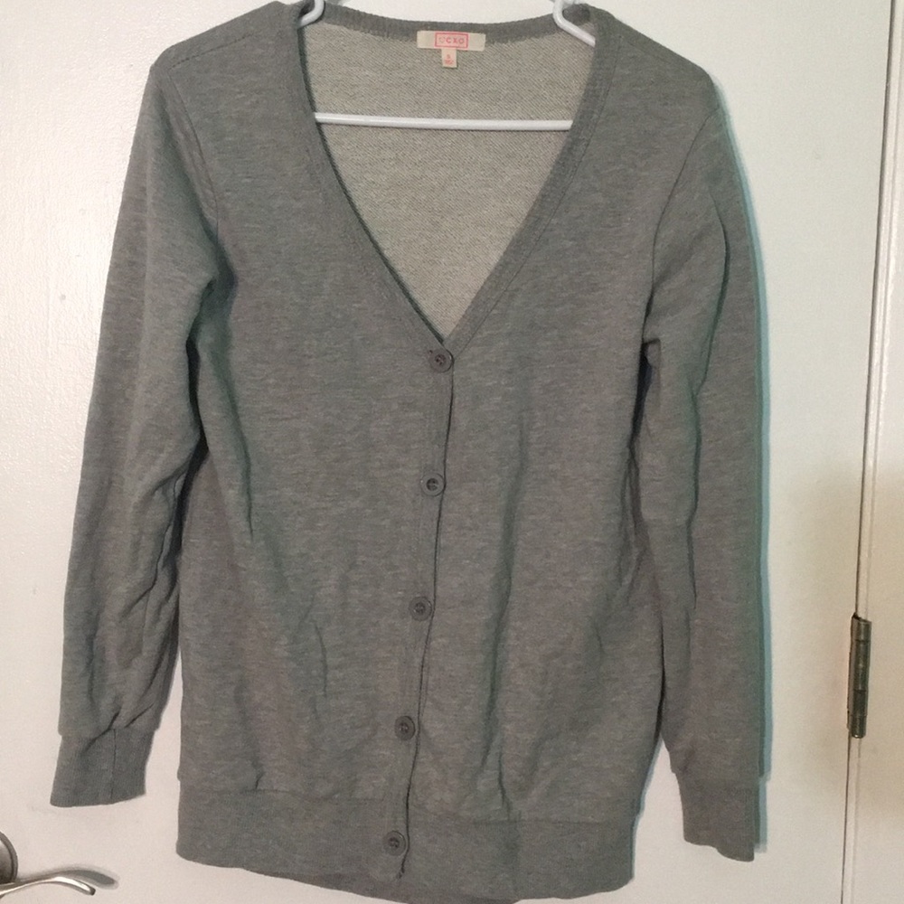 Gray Cardigan